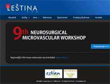 Tablet Screenshot of lestina.cz
